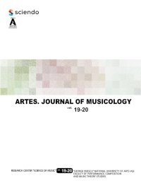 					View Vol. 19 No. 19-20 (2019): ARTES. JOURNAL OF MUSICOLOGY
				